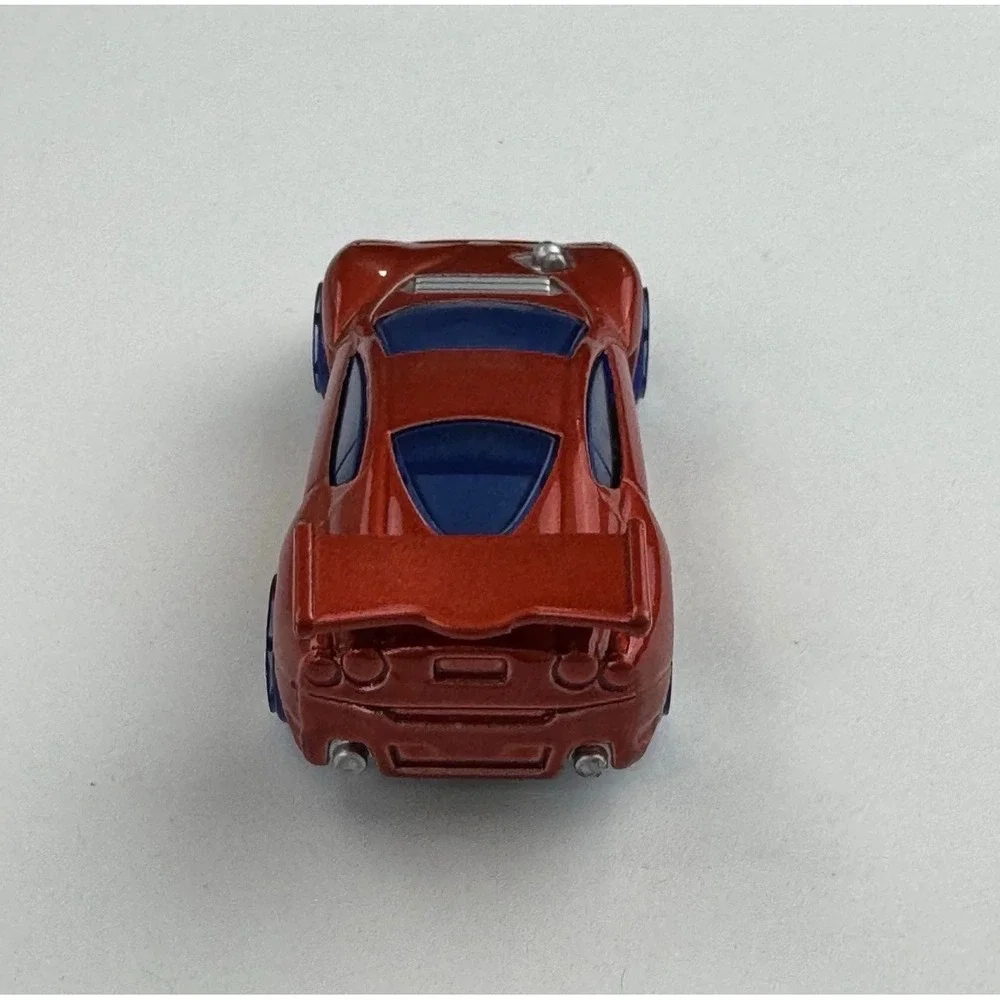 Hot Wheels Nitrium 2005 McDonalds Happy Meal Metallic Red Blue Wheels Toy Car